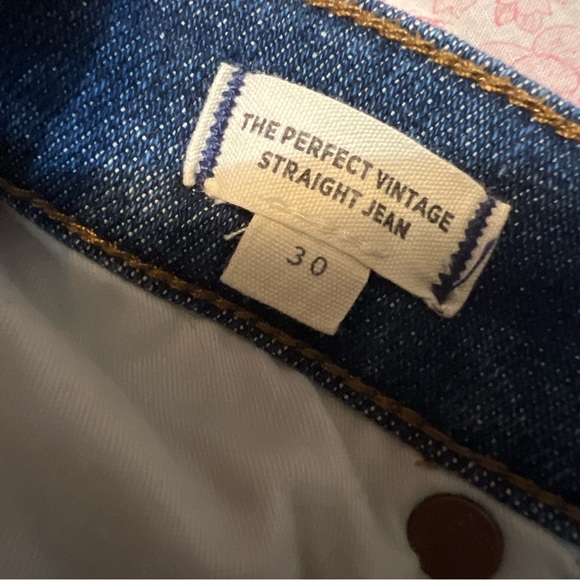 Madewell Dark Blue Straight Leg Jeans 30” - Picture 4 of 10